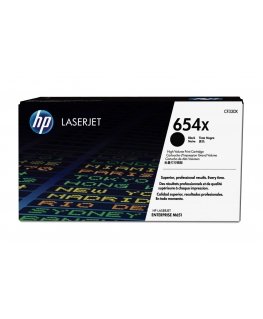 HP 654X,alkuperäinen riittoisa musta LaserJet-värikasetti