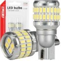 LED bulbs canbus t15 w16w 48smd 4smd 3014 3030 white 12v 24v amio-04261