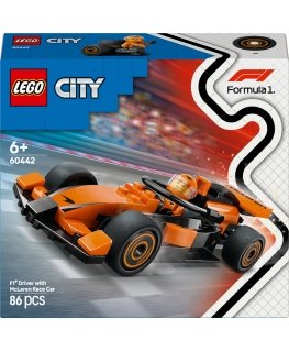 LEGO City 60442 – F1-kuljettaja ja McLaren-kilpa-auto