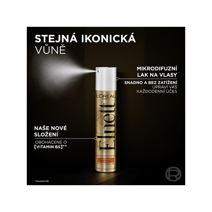 L'Oreal Strong L´Oréal Paris Micro-diffusion hairspray for extra strong hold Elnett (Micro-Diffusion Hairspray) 300 ml 300 ml st