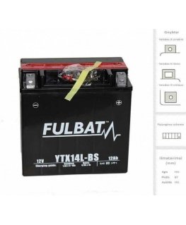 Fulbat Battery 12 Ah 200 A EN 12V