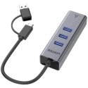Unitek hub USB C 4w1 Ethernet 3xUSB 5 Gbps with adapter Unitek hub USB C 4w1 Ethernet 3xUSB 5 Gbps with adapter
