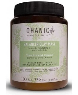 Mask for oily scalp Ohanic Clay Balancer Mask, 1000 ml OHAN15