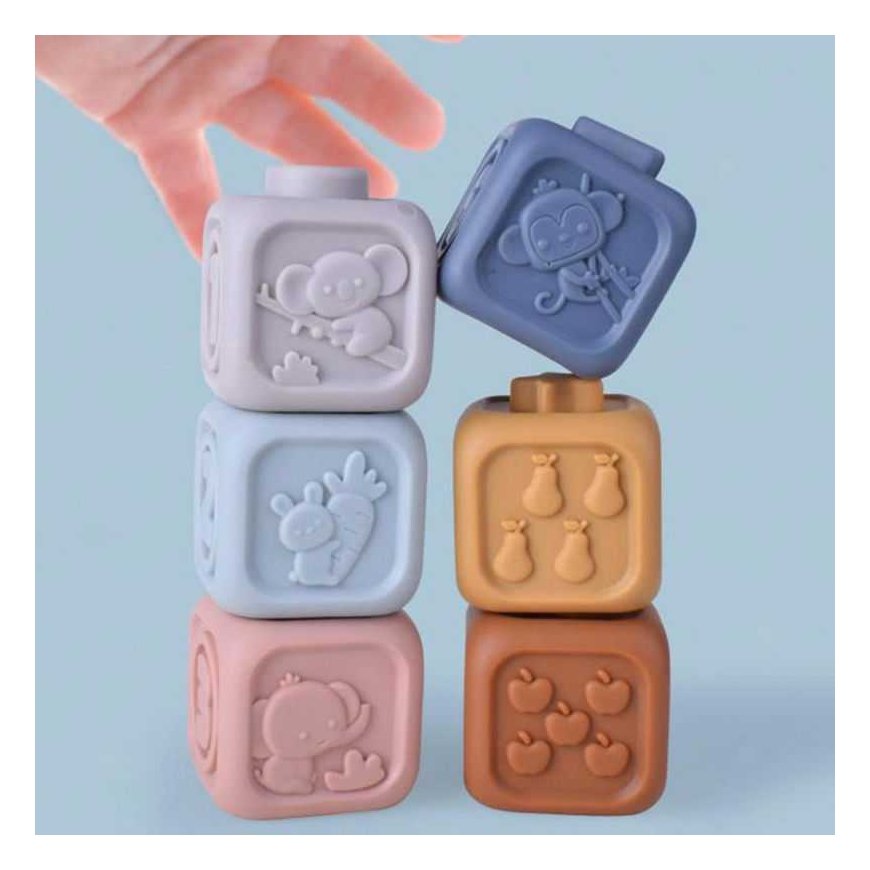 Woopie BABY educational pyramid 2 in 1, sensory blocks, teether with numbers – 2