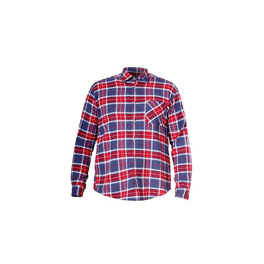 Lahti Pro Blue checked flannel shirt, 170g/m2, "l", ce, lahti – 2