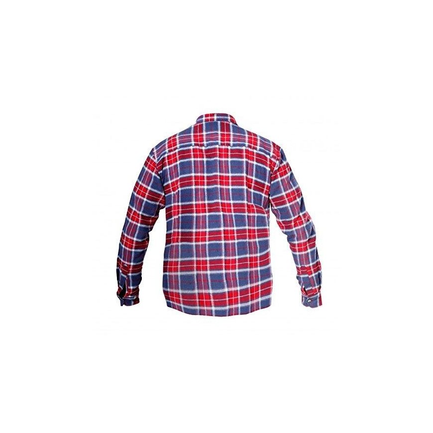 Lahti Pro Blue checked flannel shirt, 170g/m2, "l", ce, lahti – 3