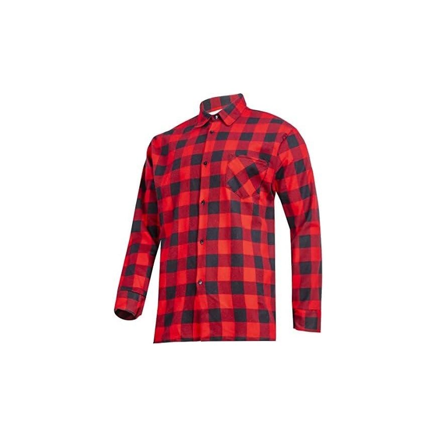 Lahti Pro Blue checked flannel shirt, 170g/m2, "l", ce, lahti – 4