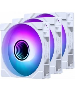 PHANTEKS M25 Gen2 PWM D-RGB Fan, 3er-Pack - 120mm, white