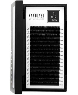 Nanolash Volume Lashes False Eyelashes 0.15 D 11 Mm 1 U