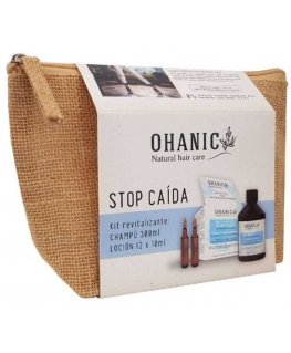 Rinkinys plaukams Ohanic Pack Anti Hair Loss, rinkinį sudaro: plaukų šampūnas 250 ml, ampulės nuo plaukų slinkimo 12 vnt., kosme
