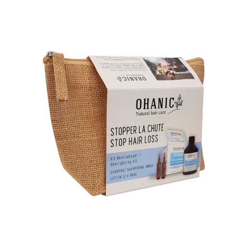 Hair set Ohanic Pack Anti Hair Loss, set includes: hair shampoo 250 ml, ampoules against hair loss 12 pcs., cosmetic, OHANKITOH0 – 2