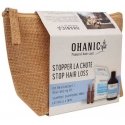 Rinkinys plaukams Ohanic Pack Anti Hair Loss, rinkinį sudaro: plaukų šampūnas 250 ml, ampulės nuo plaukų slinkimo 12 vnt., kosme