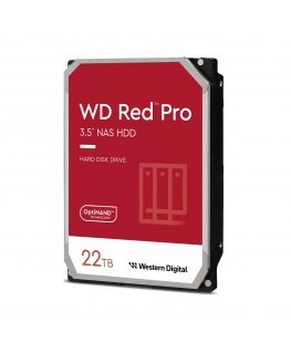 Western Digital Red Pro cietā diska draiveris 22 TB 7200 RPM 512 MB 3.5" Serial ATA III