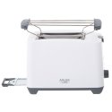 Adler AD 3216 skrudintuvas 2 griežinėliai 1000 W Pilka, Balta Adler AD 3216 skrudintuvas 2 griežinėliai 1000 W Pilka, Balta