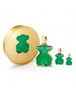 Tous Loveme The Emerald Elixir perfume case 3 pcs
