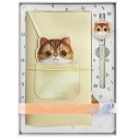 Nimmy set 2in1 notebook + pen khaki Big Eyed Pet 2.0 Cat Nimmy set 2in1 notebook + pen khaki Big Eyed Pet 2.0 Cat