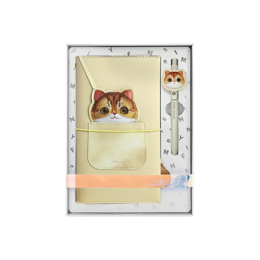 Nimmy set 2in1 notebook + pen khaki Big Eyed Pet 2.0 Cat – 2