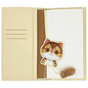 Nimmy set 2in1 notebook + pen khaki Big Eyed Pet 2.0 Cat Nimmy set 2in1 notebook + pen khaki Big Eyed Pet 2.0 Cat