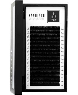 Nanolash Volume Lashes Dirbtinės blakstienos 0,15 D 9 Mm 1 U