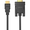 Unitek Unitek Cable HDMI to VGA, FullHD 60Hz, 2 m Unitek Unitek Cable HDMI to VGA, FullHD 60Hz, 2 m