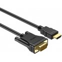 Unitek Unitek Cable HDMI to VGA, FullHD 60Hz, 2 m Unitek Unitek Cable HDMI to VGA, FullHD 60Hz, 2 m