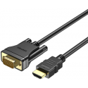 Unitek Unitek Cable HDMI to VGA, FullHD 60Hz, 2 m Unitek Unitek Cable HDMI to VGA, FullHD 60Hz, 2 m