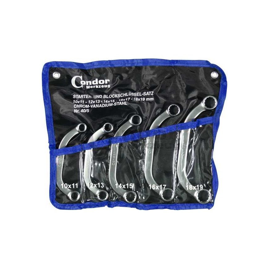 Condor Werkzeug C0040/5 wrench set 10-19 mm 5 pcs.