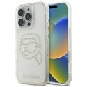 Karl Lagerfeld KLHCP16XHKHDCELT Apple iPhone 16 Pro Max 6.9" dėklas telefonui skaidrus IML Rhinestones Karl Head Karl Lagerfeld KLHCP16XHKHDCELT Apple iPhone 16 Pro Max 6.9" dėklas telefonui skaidrus IML Rhinestones Karl Head