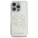 Karl Lagerfeld KLHCP16XHKHDCELT Apple iPhone 16 Pro Max 6.9" dėklas telefonui skaidrus IML Rhinestones Karl Head Karl Lagerfeld KLHCP16XHKHDCELT Apple iPhone 16 Pro Max 6.9" dėklas telefonui skaidrus IML Rhinestones Karl Head