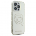 Karl Lagerfeld KLHCP16XHKHDCELT Apple iPhone 16 Pro Max 6.9" dėklas telefonui skaidrus IML Rhinestones Karl Head Karl Lagerfeld KLHCP16XHKHDCELT Apple iPhone 16 Pro Max 6.9" dėklas telefonui skaidrus IML Rhinestones Karl Head