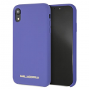 Dėklas Karl Lagerfeld KLHCI61SLVOG iPhone Xr hardcase violetinė/violet Silicone