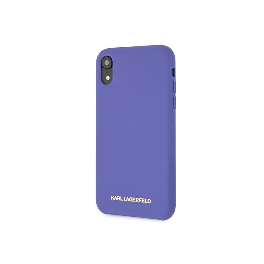 Dėklas Karl Lagerfeld KLHCI61SLVOG iPhone Xr hardcase violetinė/violet Silicone – 4
