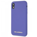 Karl Lagerfeld KLHCI61SLVOG iPhone Xr hardcase violet/violet Silicone case