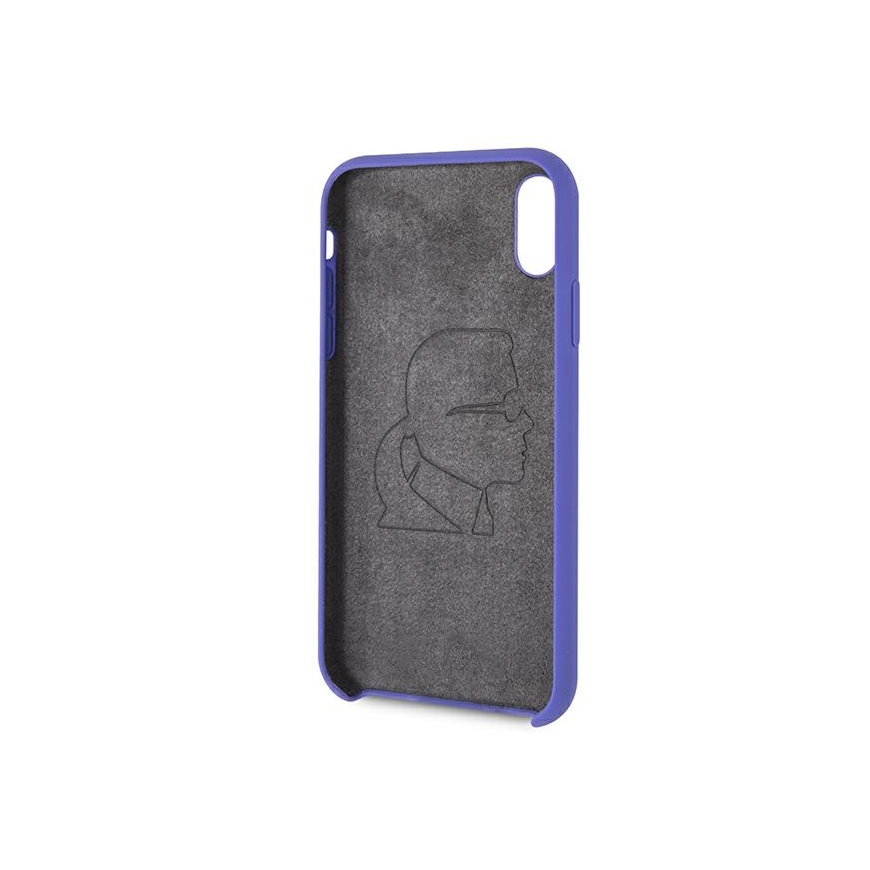 Dėklas Karl Lagerfeld KLHCI61SLVOG iPhone Xr hardcase violetinė/violet Silicone – 5