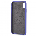 Karl Lagerfeld KLHCI61SLVOG iPhone Xr hardcase violet/violet Silicone case