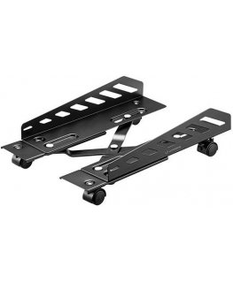 Ultradesk Floor computer stand, black