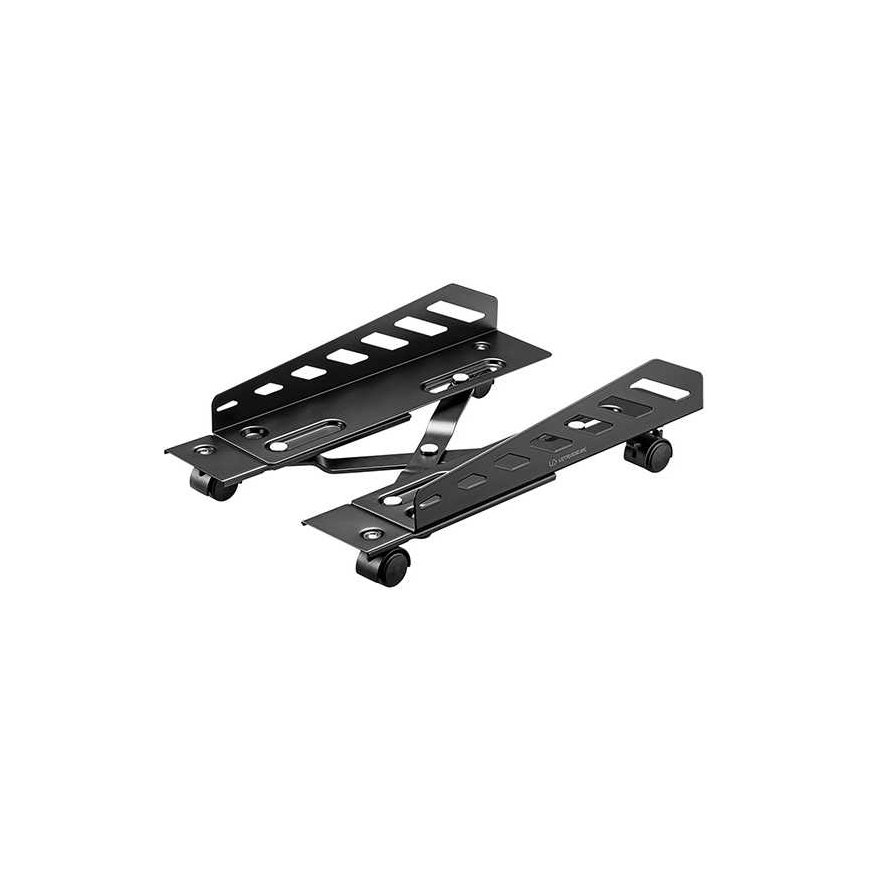 Ultradesk Floor computer stand, black – 2