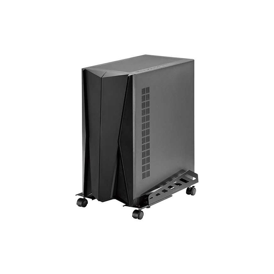 Ultradesk Floor computer stand, black – 3