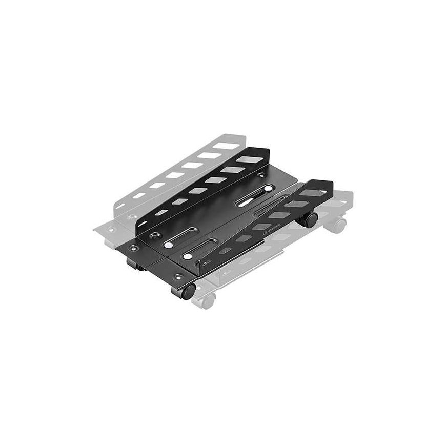 Ultradesk Floor computer stand, black – 5