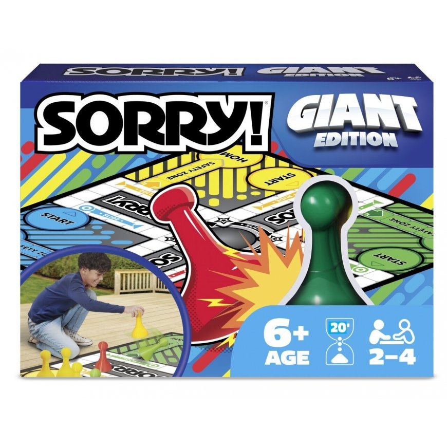 SPINMASTER GAMES stalo žaidimas Giant Sorry Game, 6062171
