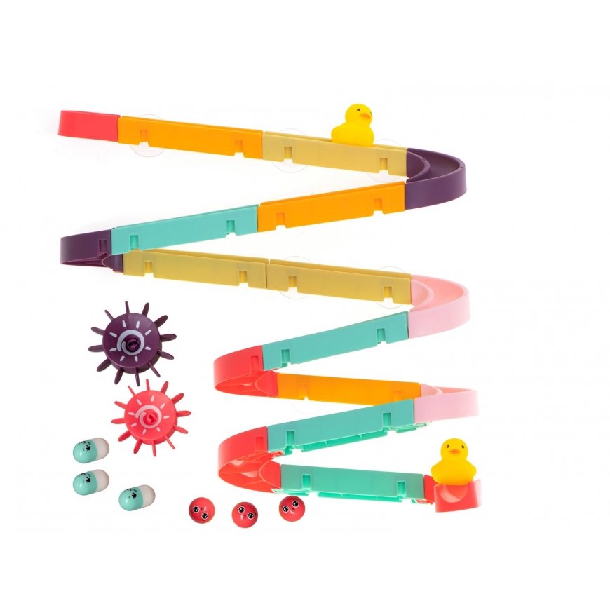Bath toy water slide + accessories – 3