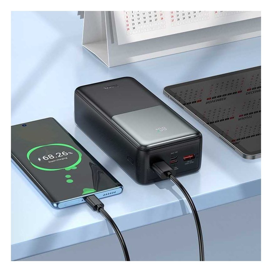 External battery Power Bank Hoco J136B 22.5W+PD20W 30000mAh black – 4