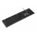 iBox IKMS606 klaviatuur Hiir kaasa arvatud Kodu USB QWERTY Briti inglise keel Must