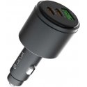 Devia car charger Extreme Metal PD QC 116W 1x USB 2x USB-C juodas