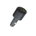 Devia car charger Extreme Metal PD QC 116W 1x USB 2x USB-C juodas