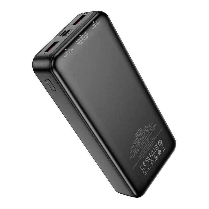 External battery Power Bank Hoco J136A 22.5W+PD20W 20000mAh black