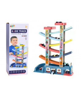 Lean Toys Colorful Car Slide 6 Cars