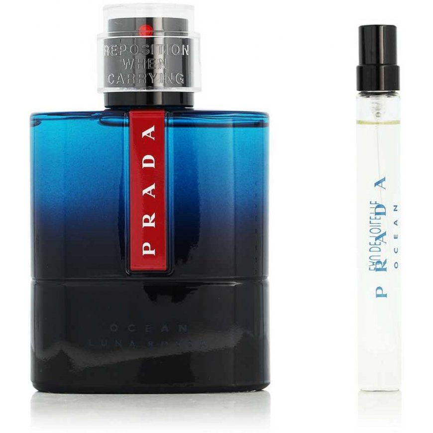 Prada Luna Rossa Ocean Prada Luna Rossa Ocean EDT Additional 100 ml + EDT MINI 10 ml (for me) Perfume for Men Set – 2