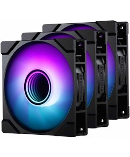 PHANTEKS M25 Gen2 PWM D-RGB Fan, 3er-Pack - 120mm, black