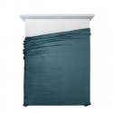 Eurofirany DESIGN 91 CINDY5 Soft and gentle blanket with embossed Christmas tree pattern, 150X200 cm, color: blue
